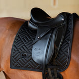 Equestrian Stockholm Dressage Saddle Pad Modern Black - Equestrian Stockholm - Equiluxe Tack