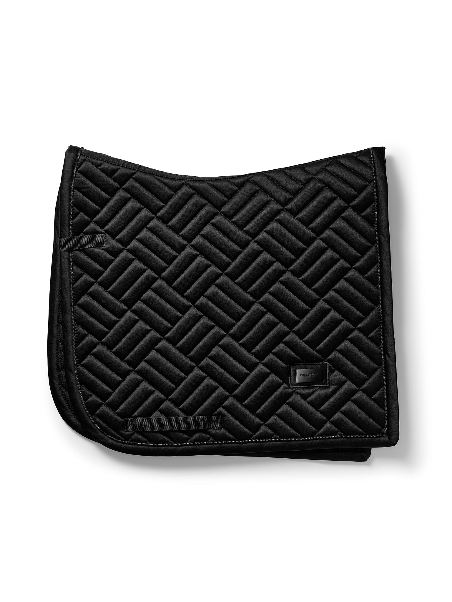 Equestrian Stockholm Dressage Saddle Pad Modern Black - Equestrian Stockholm - Equiluxe Tack