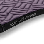 Equestrian Stockholm Dressage Saddle Pad Modern Dark Violet - Equestrian Stockholm - Equiluxe Tack