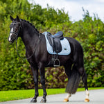 Equestrian Stockholm Dressage Saddle Pad Modern Midsummer Blue - Equestrian Stockholm - Equiluxe Tack