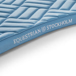 Equestrian Stockholm Dressage Saddle Pad Modern Midsummer Blue - Equestrian Stockholm - Equiluxe Tack