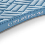Equestrian Stockholm Dressage Saddle Pad Modern Midsummer Blue - Equestrian Stockholm - Equiluxe Tack