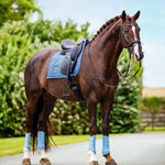 Equestrian Stockholm Dressage Saddle Pad Modern Midsummer Blue - Equestrian Stockholm - Equiluxe Tack