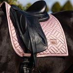 Equestrian Stockholm Dressage Saddle Pad Modern Midsummer Blush - Equestrian Stockholm - Equiluxe Tack