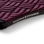 Equestrian Stockholm Dressage Saddle Pad Modern Purple Night - Equestrian Stockholm - Equiluxe Tack