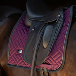 Equestrian Stockholm Dressage Saddle Pad Modern Purple Night - Equestrian Stockholm - Equiluxe Tack