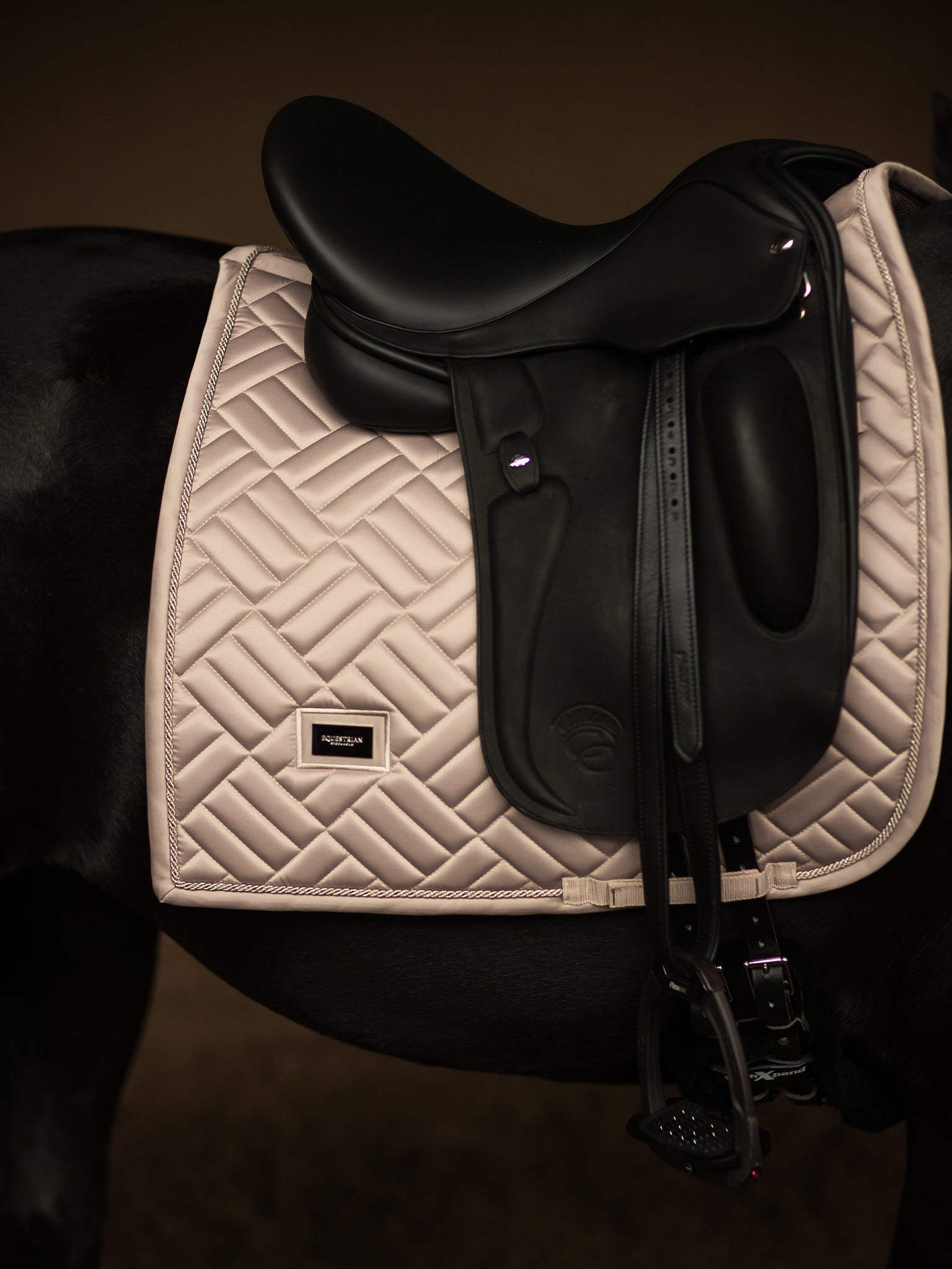 Equestrian Stockholm Dressage Saddle Pad Modern Sand - Equestrian Stockholm - Equiluxe Tack