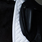 Equestrian Stockholm Dressage Saddle Pad Modern White Perfection - Equestrian Stockholm - Equiluxe Tack