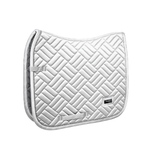 Equestrian Stockholm Dressage Saddle Pad Modern White Perfection - Equestrian Stockholm - Equiluxe Tack