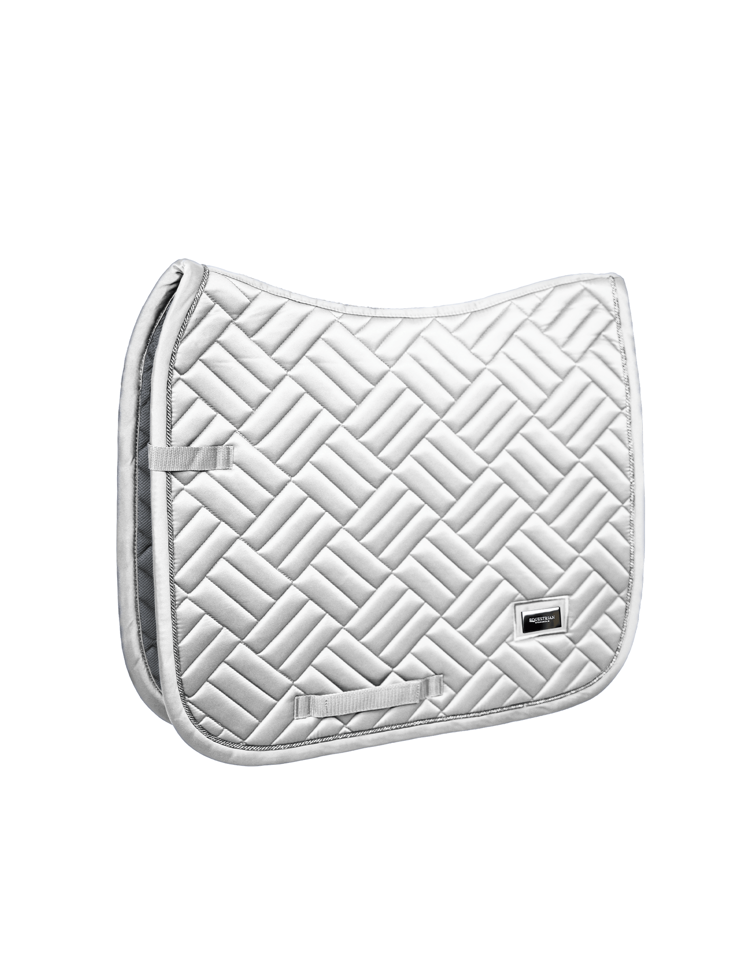 Equestrian Stockholm Dressage Saddle Pad Modern White Perfection - Equestrian Stockholm - Equiluxe Tack