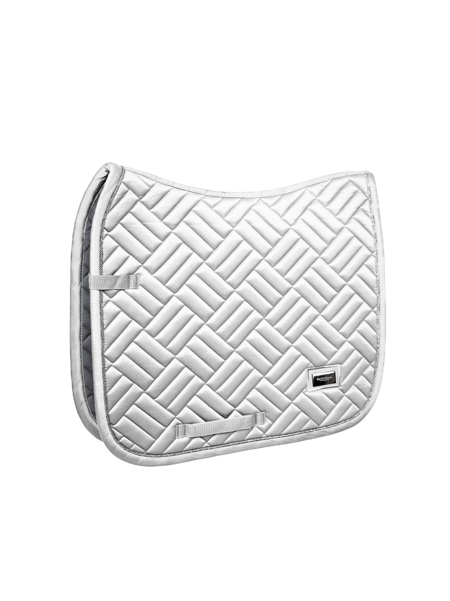 Equestrian Stockholm Dressage Saddle Pad Modern White Perfection - Equestrian Stockholm - Equiluxe Tack