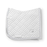 Equestrian Stockholm Dressage Saddle Pad Modern White Perfection - Equestrian Stockholm - Equiluxe Tack