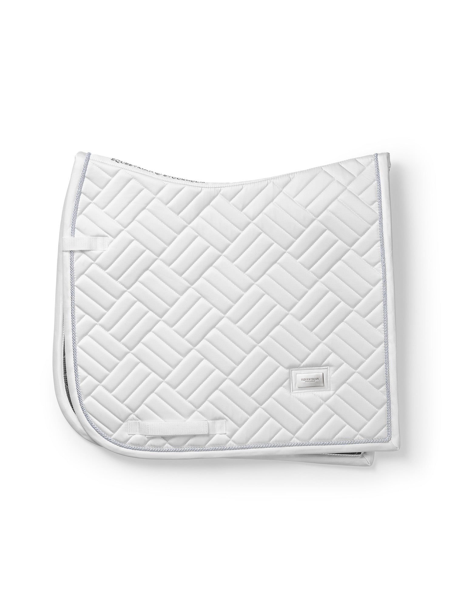 Equestrian Stockholm Dressage Saddle Pad Modern White Perfection - Equestrian Stockholm - Equiluxe Tack