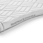 Equestrian Stockholm Dressage Saddle Pad Modern White Perfection - Equestrian Stockholm - Equiluxe Tack