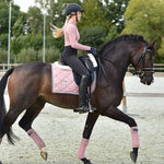 Equestrian Stockholm Dressage Saddle Pad Pink Pearl - Equestrian Stockholm - Equiluxe Tack