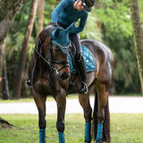 Equestrian Stockholm Dressage Saddle Pad Teal Blue - Equestrian Stockholm - Equiluxe Tack