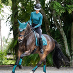 Equestrian Stockholm Dressage Saddle Pad Teal Blue - Equestrian Stockholm - Equiluxe Tack