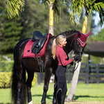 Equestrian Stockholm Ear Bonnet Bordeaux - Equestrian Stockholm - Equiluxe Tack