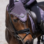 Equestrian Stockholm Ear Bonnet Dark Violet - Equestrian Stockholm - Equiluxe Tack