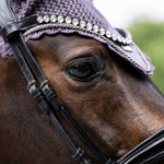 Equestrian Stockholm Ear Bonnet Dark Violet - Equestrian Stockholm - Equiluxe Tack