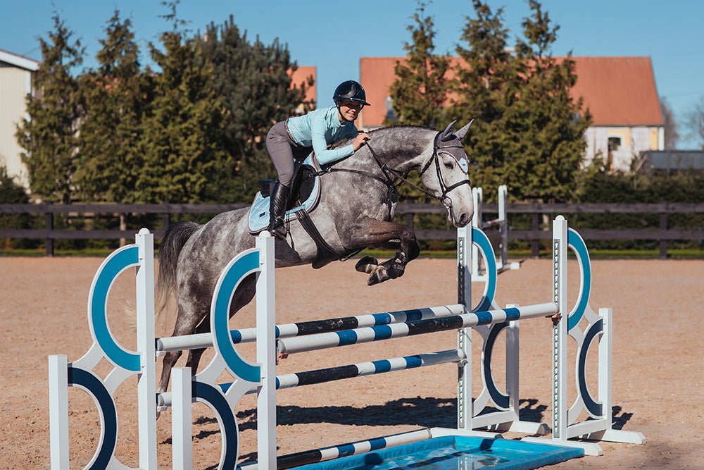 Equestrian Stockholm Ear Bonnet - Ice Blue - Equestrian Stockholm - Equiluxe Tack