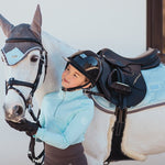 Equestrian Stockholm Ear Bonnet - Ice Blue - Equestrian Stockholm - Equiluxe Tack