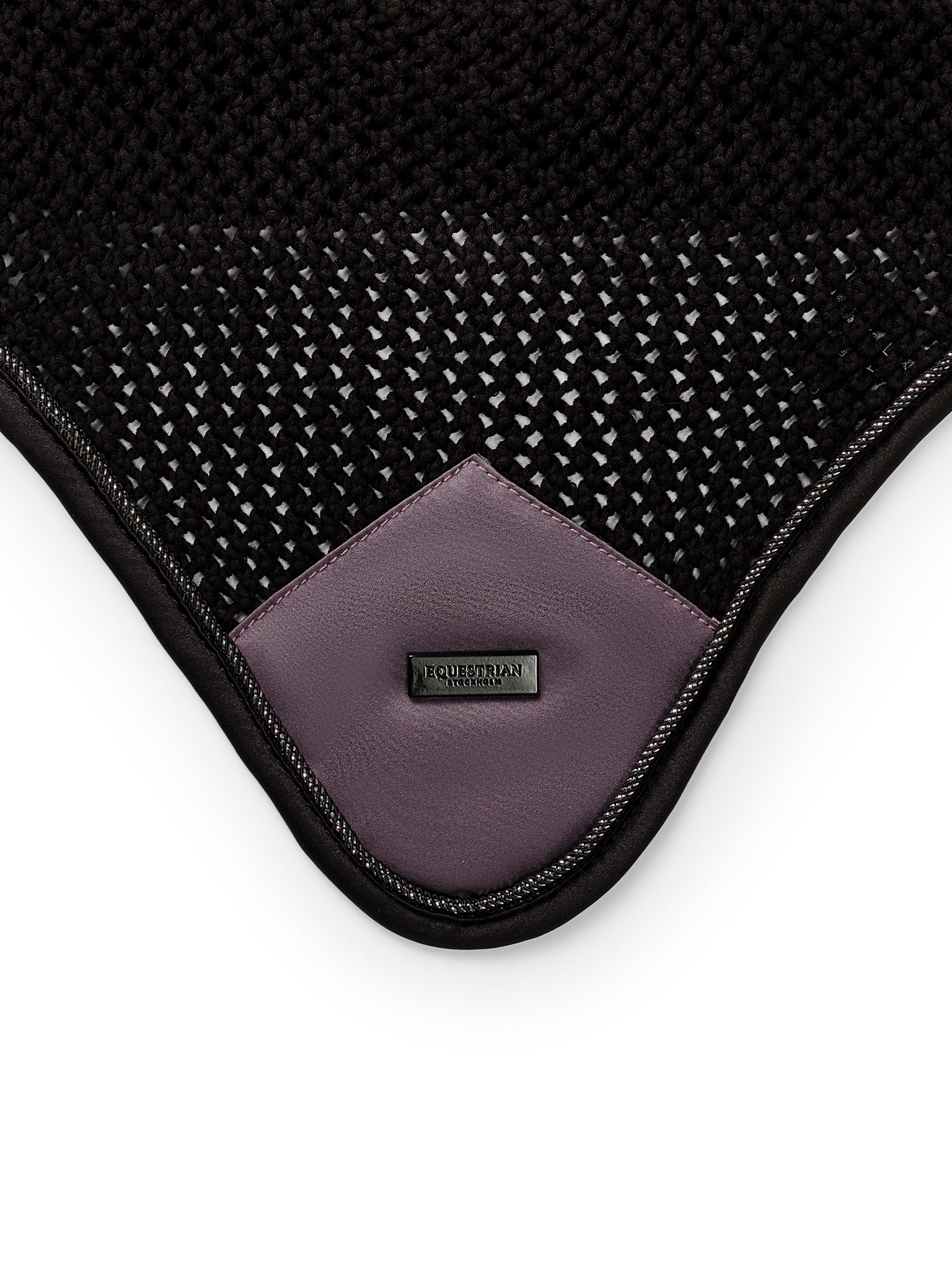 Equestrian Stockholm Ear Bonnet Modern Dark Violet - Equestrian Stockholm - Equiluxe Tack