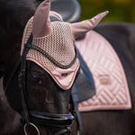 Equestrian Stockholm Ear Bonnet Modern Midsummer Blush - Equestrian Stockholm - Equiluxe Tack