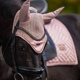 Equestrian Stockholm Ear Bonnet Modern Midsummer Blush - Equestrian Stockholm - Equiluxe Tack