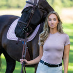 Equestrian Stockholm Ear Bonnet Modern Midsummer Blush - Equestrian Stockholm - Equiluxe Tack