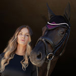Equestrian Stockholm Ear Bonnet Modern Purple Night - Equestrian Stockholm - Equiluxe Tack