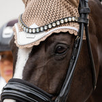 Equestrian Stockholm Ear Bonnet Sand - Equestrian Stockholm - Equiluxe Tack
