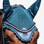 Equestrian Stockholm Ear Bonnet Teal Blue - Equestrian Stockholm - Equiluxe Tack