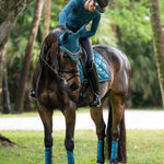 Equestrian Stockholm Ear Bonnet Teal Blue - Equestrian Stockholm - Equiluxe Tack