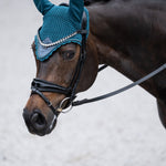 Equestrian Stockholm Ear Bonnet Teal Blue - Equestrian Stockholm - Equiluxe Tack