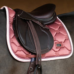 Equestrian Stockholm Jump Saddle Pad Amber Rose - Equestrian Stockholm - Equiluxe Tack
