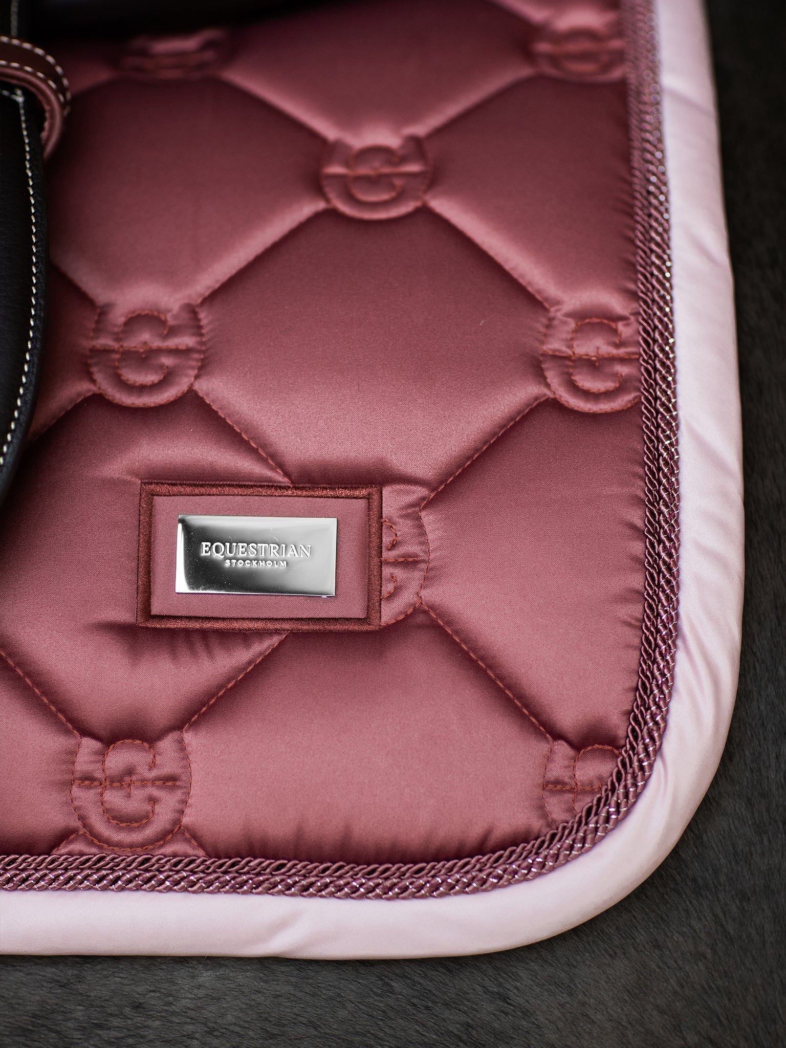 Equestrian Stockholm Jump Saddle Pad Amber Rose - Equestrian Stockholm - Equiluxe Tack