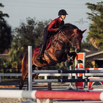 Equestrian Stockholm Jump Saddle Pad Bordeaux - Equestrian Stockholm - Equiluxe Tack