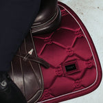 Equestrian Stockholm Jump Saddle Pad Bordeaux - Equestrian Stockholm - Equiluxe Tack
