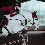 Equestrian Stockholm Jump Saddle Pad Bordeaux - Equestrian Stockholm - Equiluxe Tack