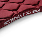 Equestrian Stockholm Jump Saddle Pad Bordeaux - Equestrian Stockholm - Equiluxe Tack