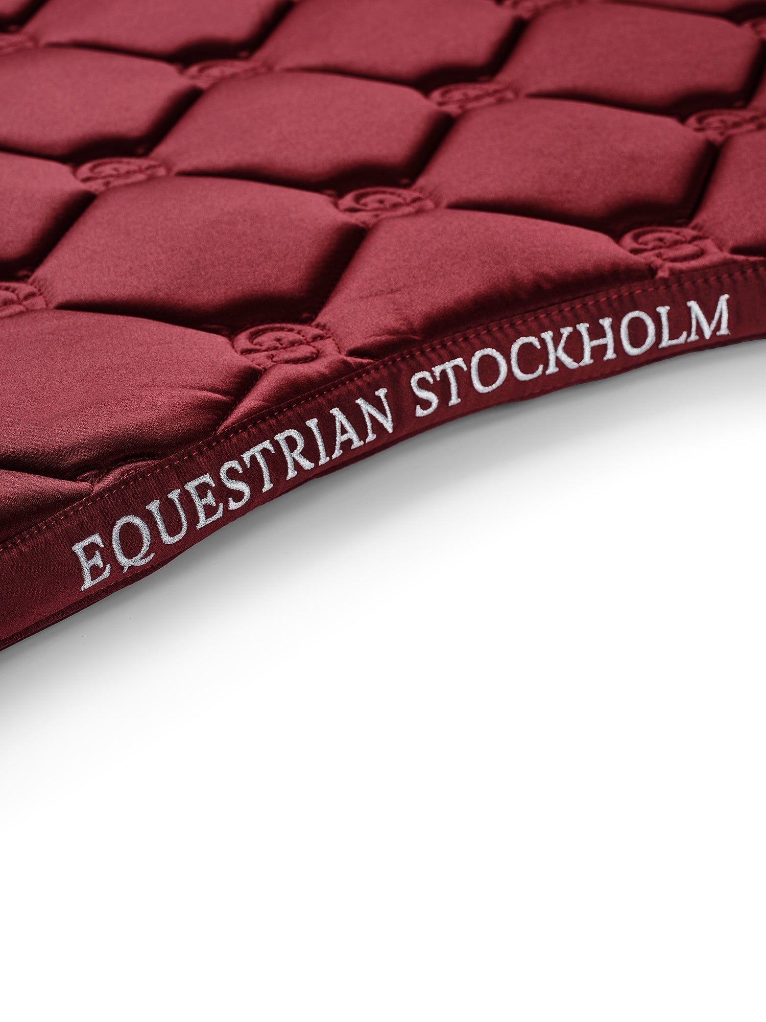 Equestrian Stockholm Jump Saddle Pad Bordeaux - Equestrian Stockholm - Equiluxe Tack