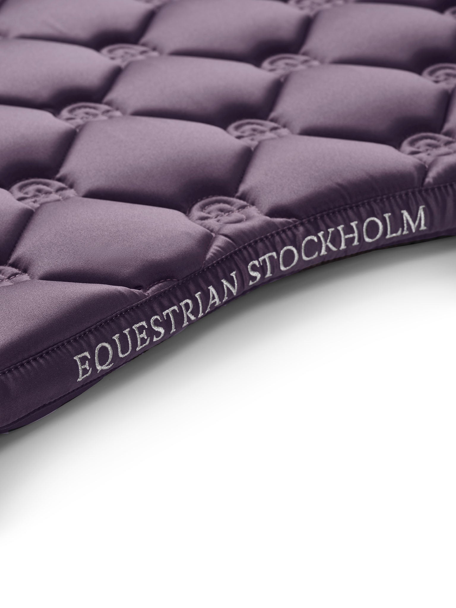 Equestrian Stockholm Jump Saddle Pad Dark Violet - Equestrian Stockholm - Equiluxe Tack