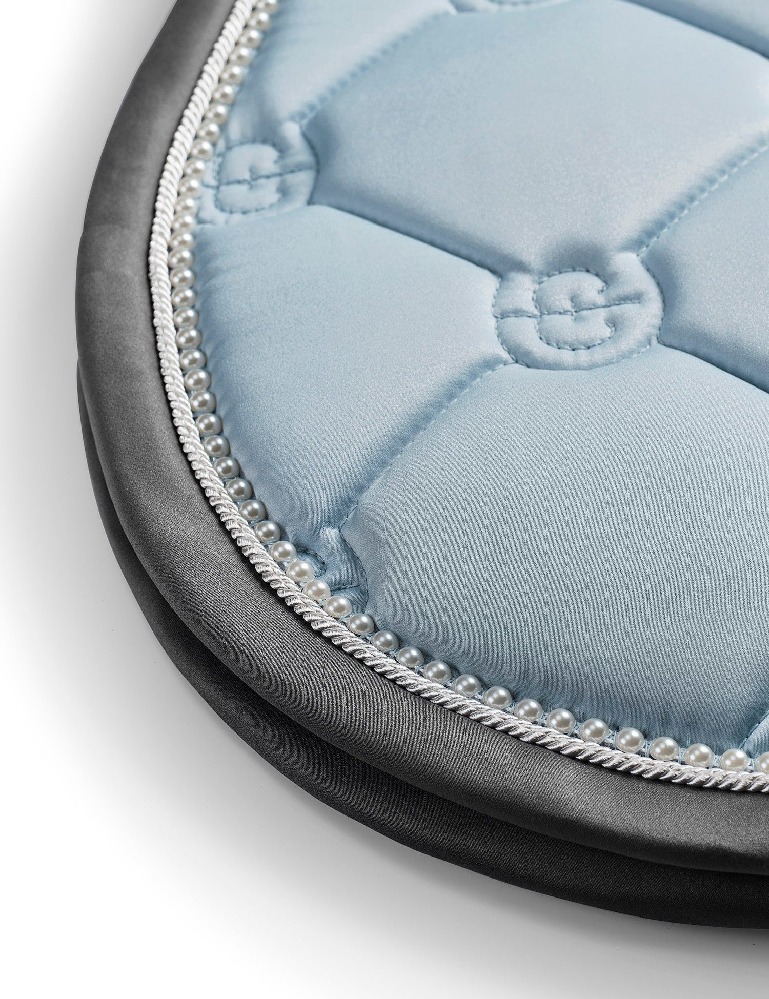 Equestrian Stockholm Jump Saddle Pad - Ice Blue Pearl - Equestrian Stockholm - Equiluxe Tack