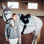 Equestrian Stockholm Jump Saddle Pad - Ice Blue Pearl - Equestrian Stockholm - Equiluxe Tack