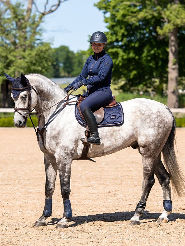 Equestrian Stockholm Jump Saddle Pad Lagoon Blush - Equestrian Stockholm - Equiluxe Tack
