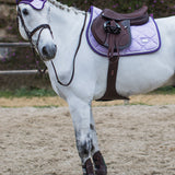 Equestrian Stockholm Jump Saddle Pad - Lavender Pearl - Equestrian Stockholm - Equiluxe Tack