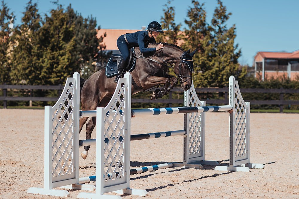 Equestrian Stockholm Jump Saddle Pad Midnight Blue - Equestrian Stockholm - Equiluxe Tack