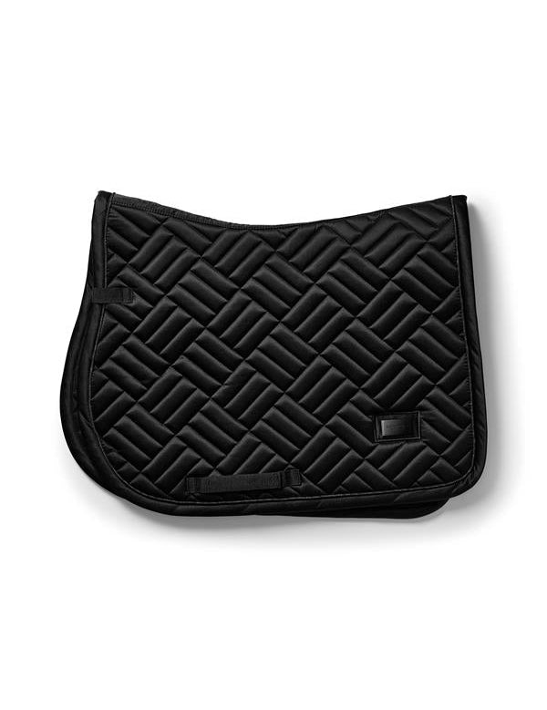 Equestrian Stockholm Jump Saddle Pad Modern Black - Equestrian Stockholm - Equiluxe Tack