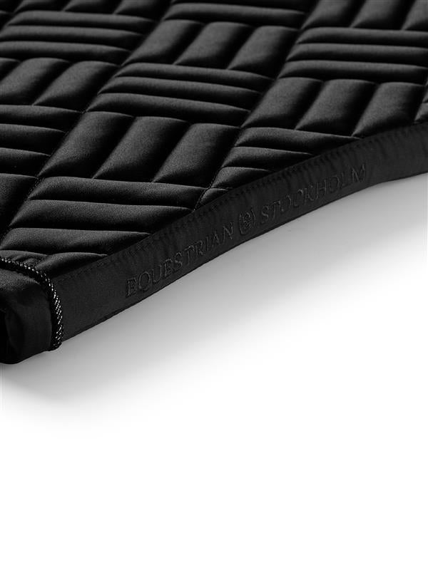 Equestrian Stockholm Jump Saddle Pad Modern Black - Equestrian Stockholm - Equiluxe Tack